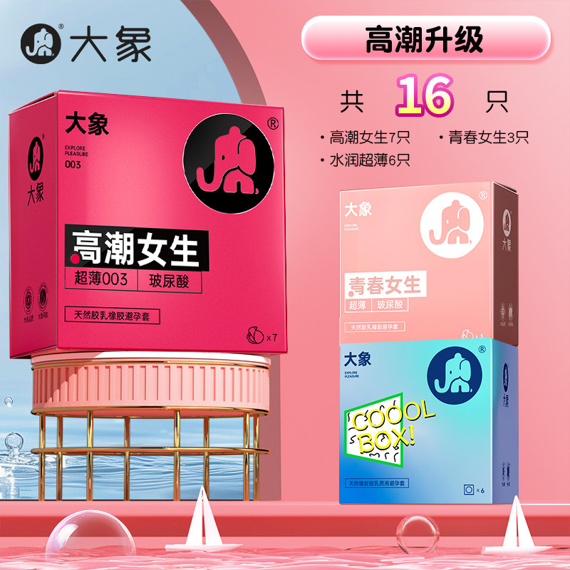 大象玻尿酸高潮避孕套 detail 5