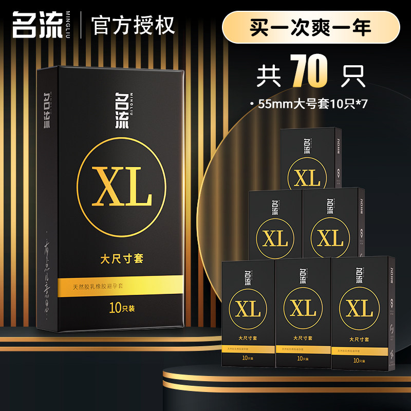 Manflow Large Size Ultrathin Condoms (55mm) detail 7