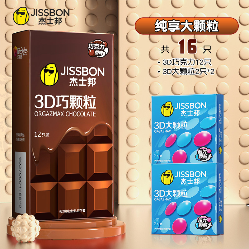 Jissbon Textured Condoms for Enhanced Sensation detail 3