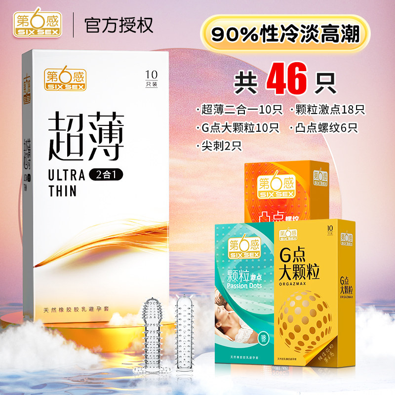 Pack familial de préservatifs ultra-minces The 6th Sense detail 5
