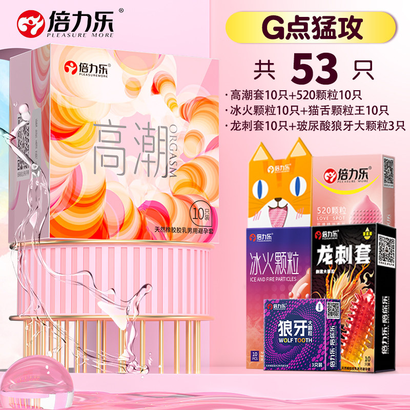 倍力乐高潮颗粒避孕套 detail 6