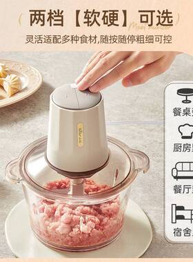 品牌小熊绞肉机QSJ-E03B2切碎机家用电动型料理多功能打肉馅碎肉