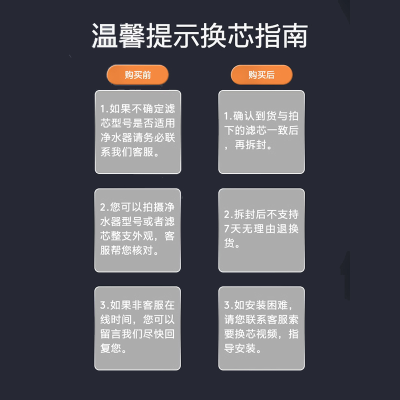 COLMO官方净水器PCB滤芯复合滤芯适配B103/B15/B16/B18/B105/B106 - 图3