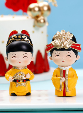 明朝小皇帝皇后手办模型中国风