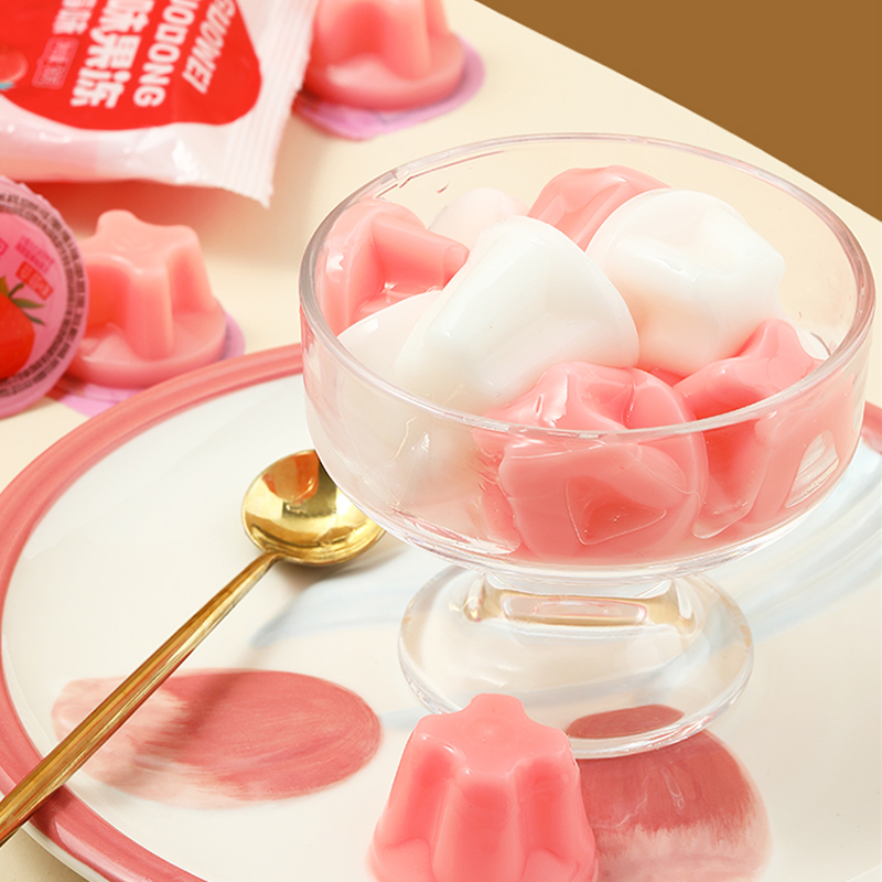 不多言整箱4斤果味果冻混合0脂儿童解馋小零食批发大礼包小吃食品