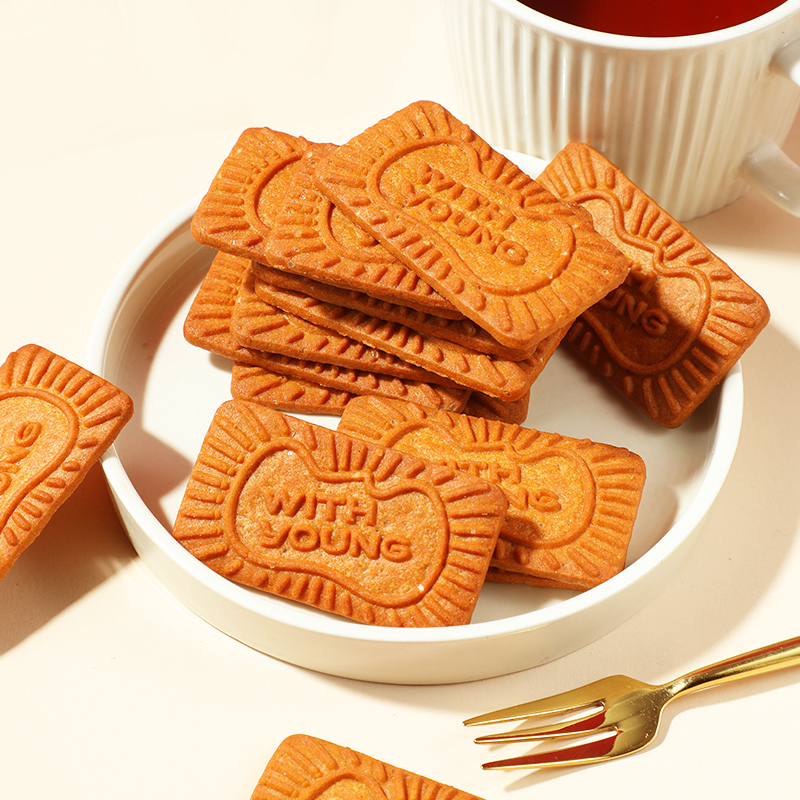 2箱比利时风味焦糖饼干520g整箱手指苏打早代餐休闲小吃儿童零食,淘宝优惠券,粉丝福利购,淘宝优惠卷