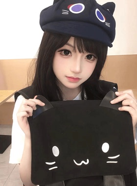超萌流浪者童话猫立耳八角帽cos