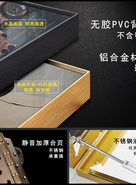 简约现代风液压上翻电表箱装饰画