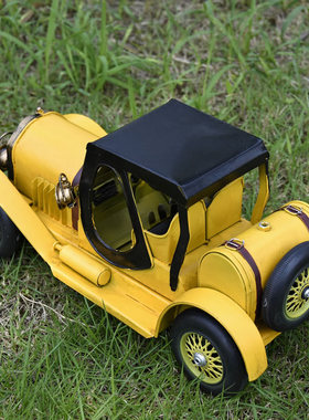 zakka杂货手工复古老爷车铁皮