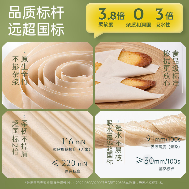 无染抽纸家用本色实惠装整箱擦手纸巾餐巾面巾纸卫生纸100抽24包,淘宝优惠券,粉丝福利购,淘宝优惠卷