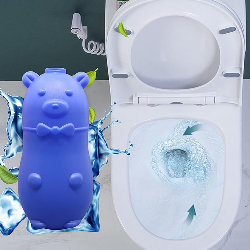 Blue Bubble Bear Toilet Gel Cleaner - Toilet Bowl Cleaning A - 图2
