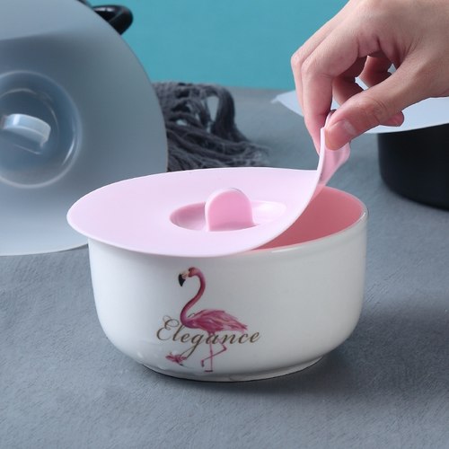 多功能密封防尘盖无味保鲜盖家用微波炉加热食品级硅胶万能碗杯盖 - 图2