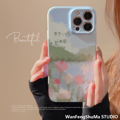 菲林壳适用iPhone17ProMax油画苹果16手机壳高级15小众14男女13 - 图0