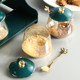 Light luxury light luxury set glass seasoning oil bottle kitchen