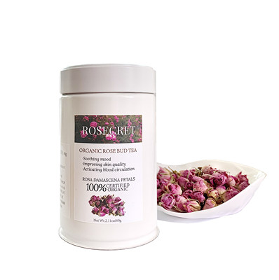 Rosecret保加利亚玫瑰花茶大马士革玫瑰花花蕊可冷泡60g罐装 虎窝淘