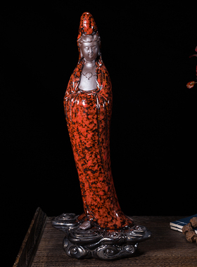 如意中式风观音菩萨保平安装饰品