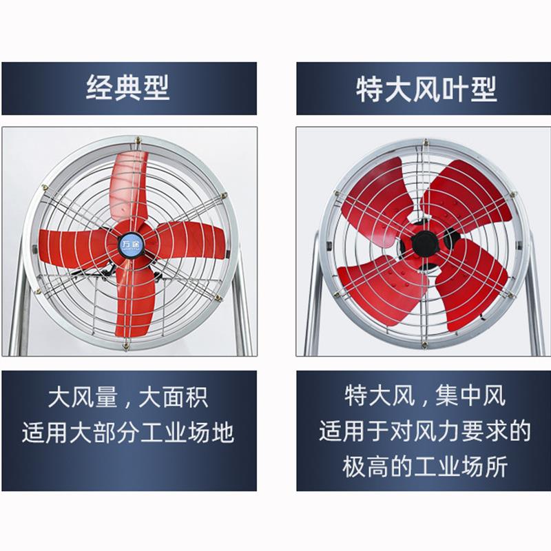 工业电风扇强力大功率工厂车间大风扇工地落地移动水冷喷雾工业扇 - 图1