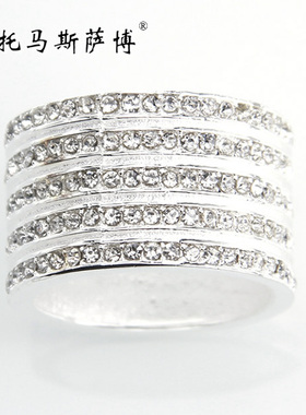 托马斯萨博银色欧美风大气首饰品