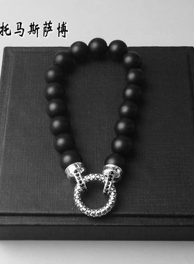 托马斯萨博银色朋克风男士首饰品