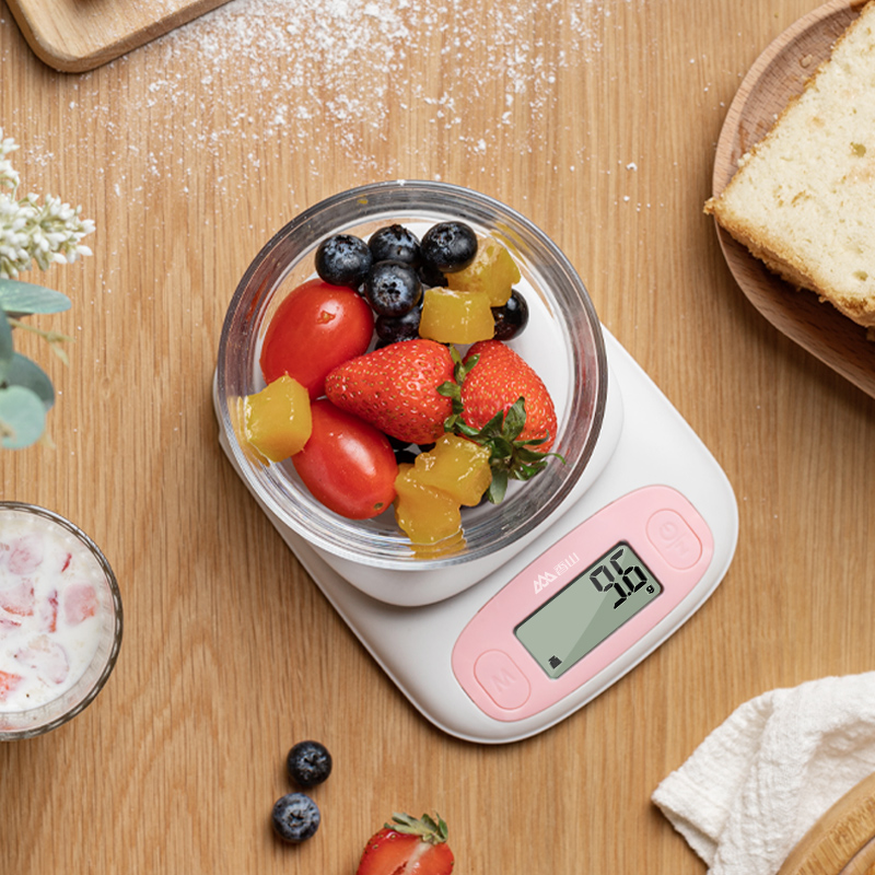 香山厨房秤烘焙电子秤家用小型0.1g食物克称厨房工具食物秤精准秤