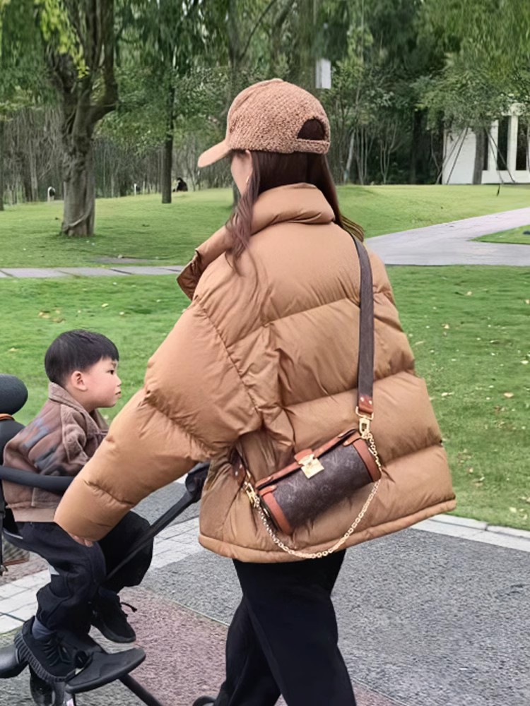 加厚面包服短款羽绒棉衣棉服女韩版宽松秋冬季外套棉袄2023年新款