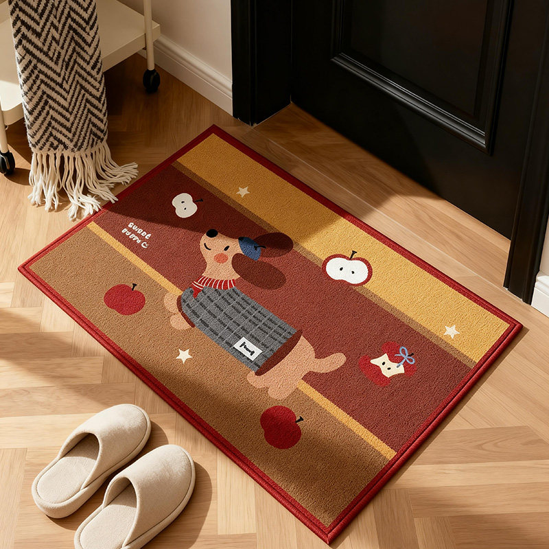 入户门地垫2026新款卡通高级感圈绒耐脏玄关地毯专用防滑除尘脚垫,淘宝优惠券,粉丝福利购,淘宝优惠卷