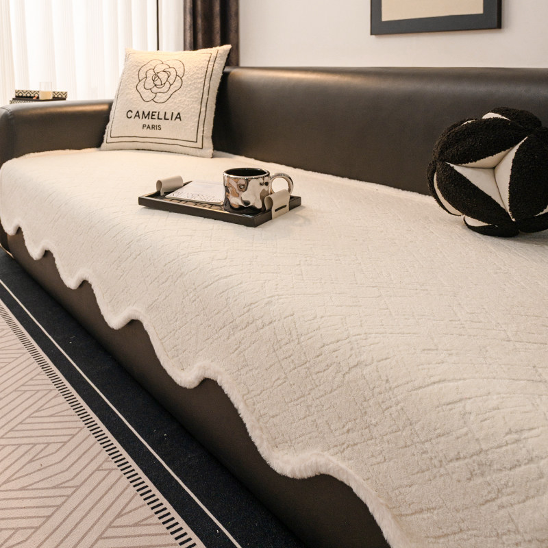 2026新款奶油风秋冬毛绒沙发垫高级感直排防滑皮沙发坐垫盖布套罩,淘宝优惠券,粉丝福利购,淘宝优惠卷