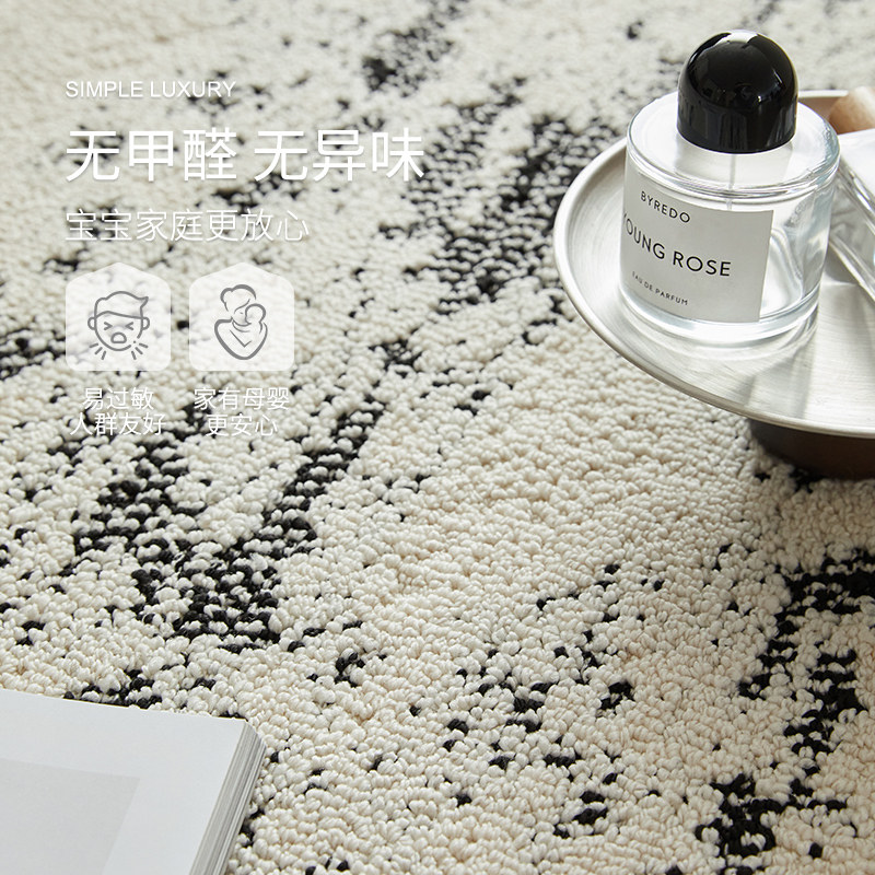 地毯客厅2025新款免打理免洗可擦防水防污轻奢高级卧室床边房间