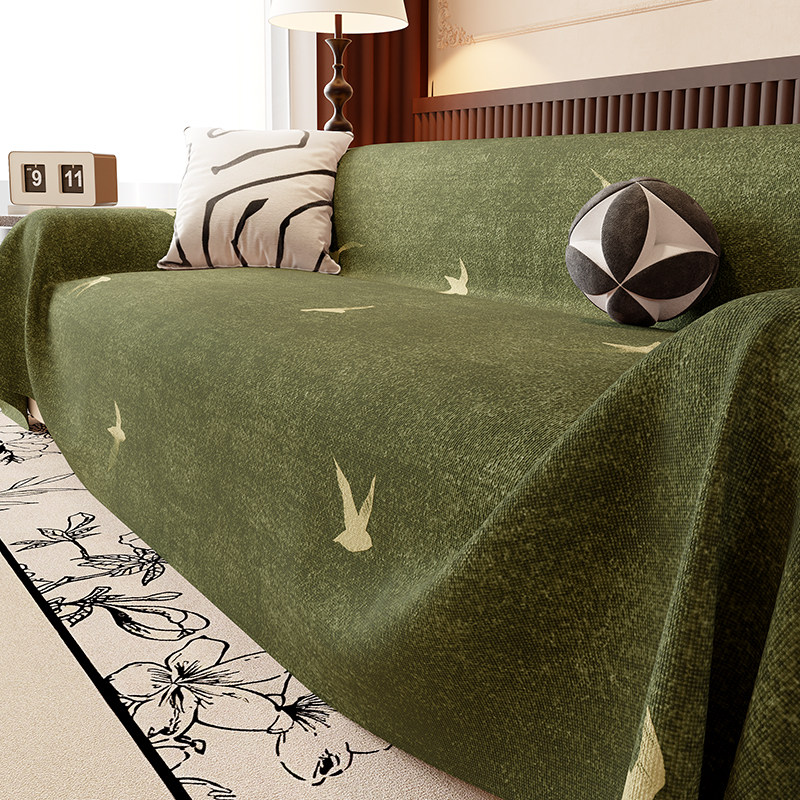 四季通用冬加厚沙发巾2026新款雪尼尔固定防滑防猫抓沙发套罩盖布,淘宝优惠券,粉丝福利购,淘宝优惠卷