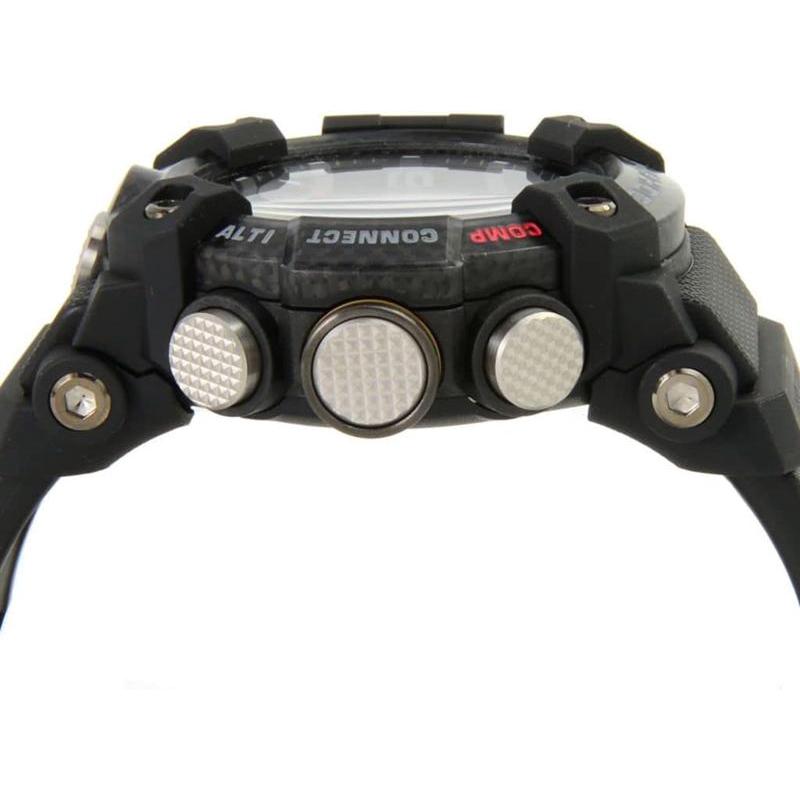 代购卡西欧男士腕表计步指南针气压计蓝牙连接碳纤维树脂带防水 - 图0