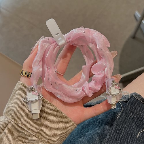 67w/80w/100w数据线保护套适用oppo15/14/13/findx8s充电器保护壳 - 图3