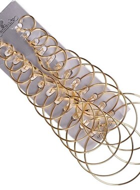Rock exaggerated hoop earrings for suit earrings