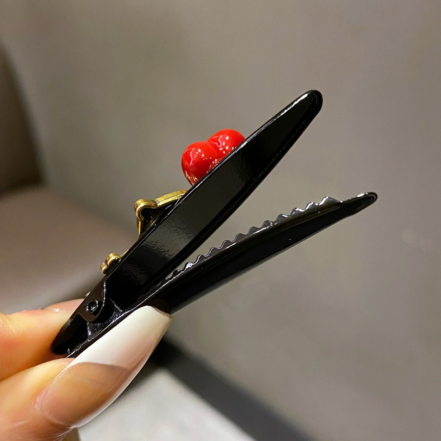 新款爱心小马鸭嘴夹女甜美可爱金属发夹侧边夹刘海夹碎发整理发饰,淘宝优惠券,粉丝福利购,淘宝优惠卷