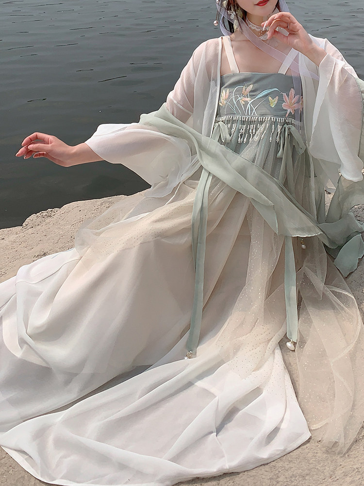 百合姬唐制女正品原创中国风汉服 安炎汉服