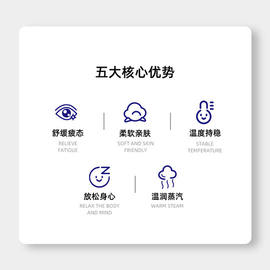 Medical grade quality steam eye mask