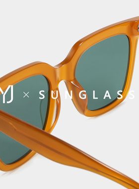 秀智同款墨镜女可配夏显脸小茶色