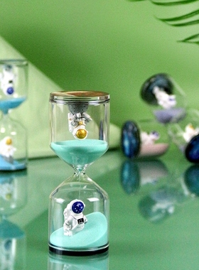 沙漏计时器儿童节礼物创意流沙瓶摆件5/10/15/30分钟时间管理防摔