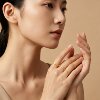 Recommended Chinese Valentine's Day Gifts for China's Ultimate Frosted Gold Ring Gypsophila Ring Pure Gold 999 Tail Ring