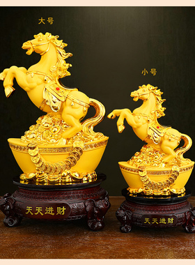 金马摆件招财生肖马家居客厅