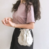 Небольшая сумка, сумка через плечо, ремешок для сумки, универсальное ханьфу, льняная сумка, 2019