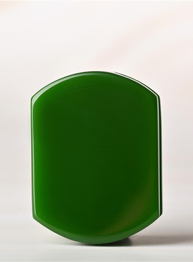 新疆和田玉碧玉狼图腾皮带扣 菠菜绿男士狼头腰扣战狼腰牌腰挂件