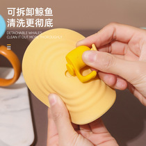 PK7J silicone cup lid universal anti-leak Mark cup lid cute mug fitting dust cup lid single sell ceramic cup