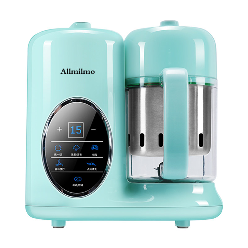 allmilmo婴儿蒸煮一体多功能辅食机 allmilmo母婴食物研磨器
