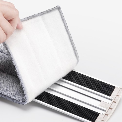 平板拖把替换布粘贴式40506090cm替换装布头懒人托把清洁布平拖布 - 图2