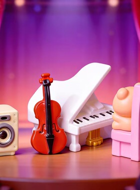 趣味乐器模型桌面装饰摆件
