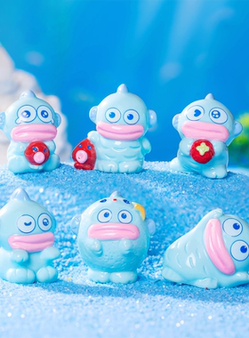 微景观多肉盆景鱼缸水族箱园艺装饰品创意丑八怪工位桌面小摆件