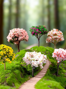 微缩仿真樱花黄金梅花树