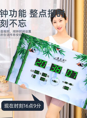 新款万年历电子钟无框画
