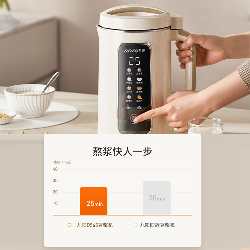 九阳豆浆机1一5人家用全自动免煮轻音破壁机免过滤官方旗舰店正品,淘宝优惠券,粉丝福利购,淘宝优惠卷