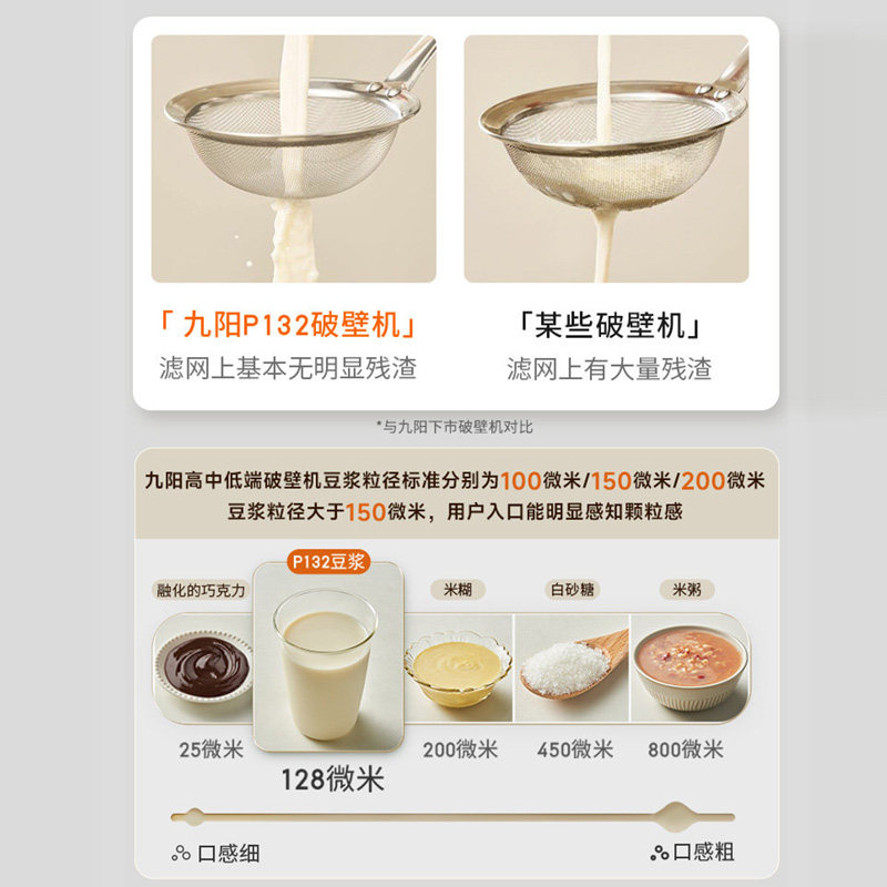 九阳破壁机家用豆浆机多功能料理机全自动加热大容量官网正品新款